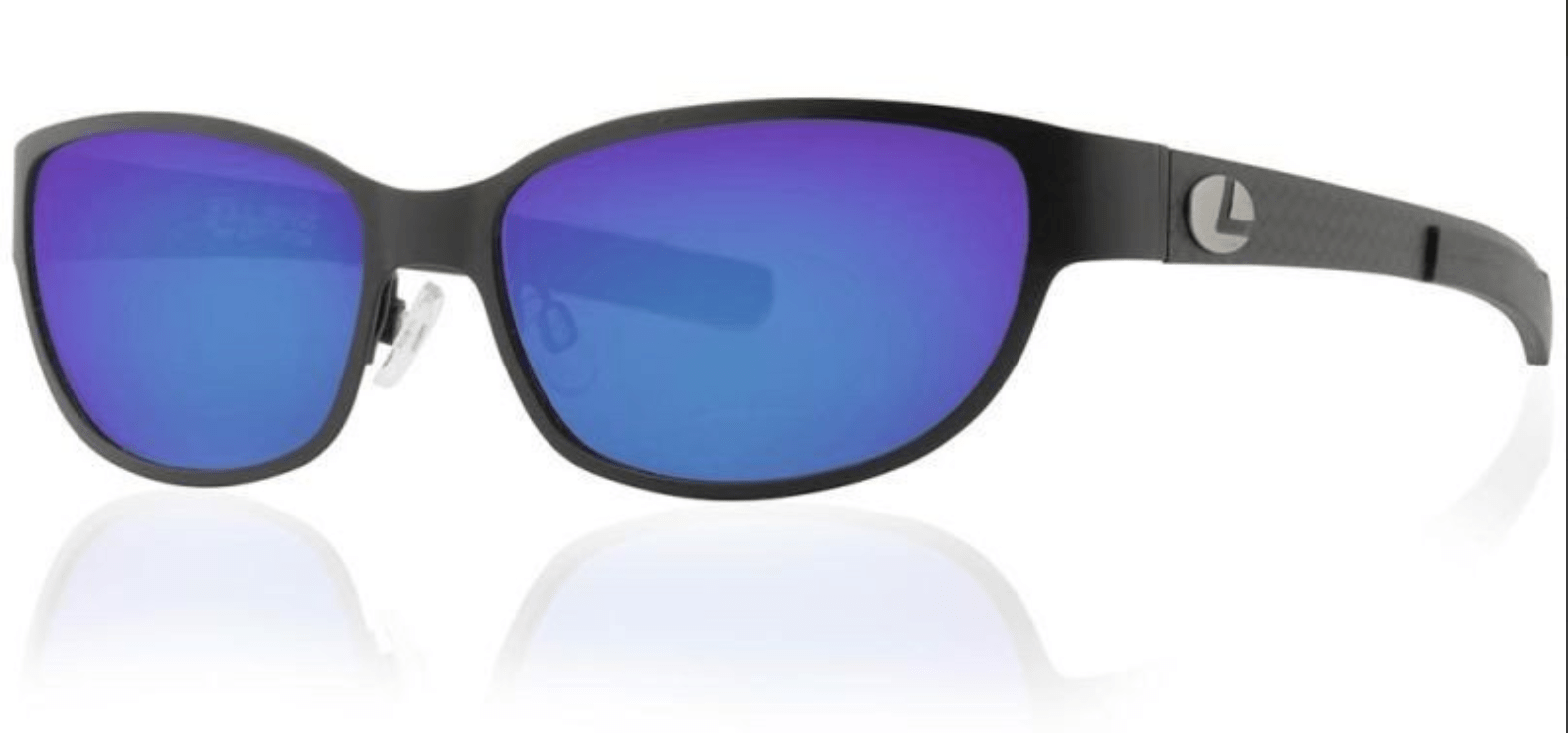 Lenz Optics Sunglasses Black w/Blue Mirror (49191) Lenz Optics Cascapedia Titan/Carbon Sunglasses