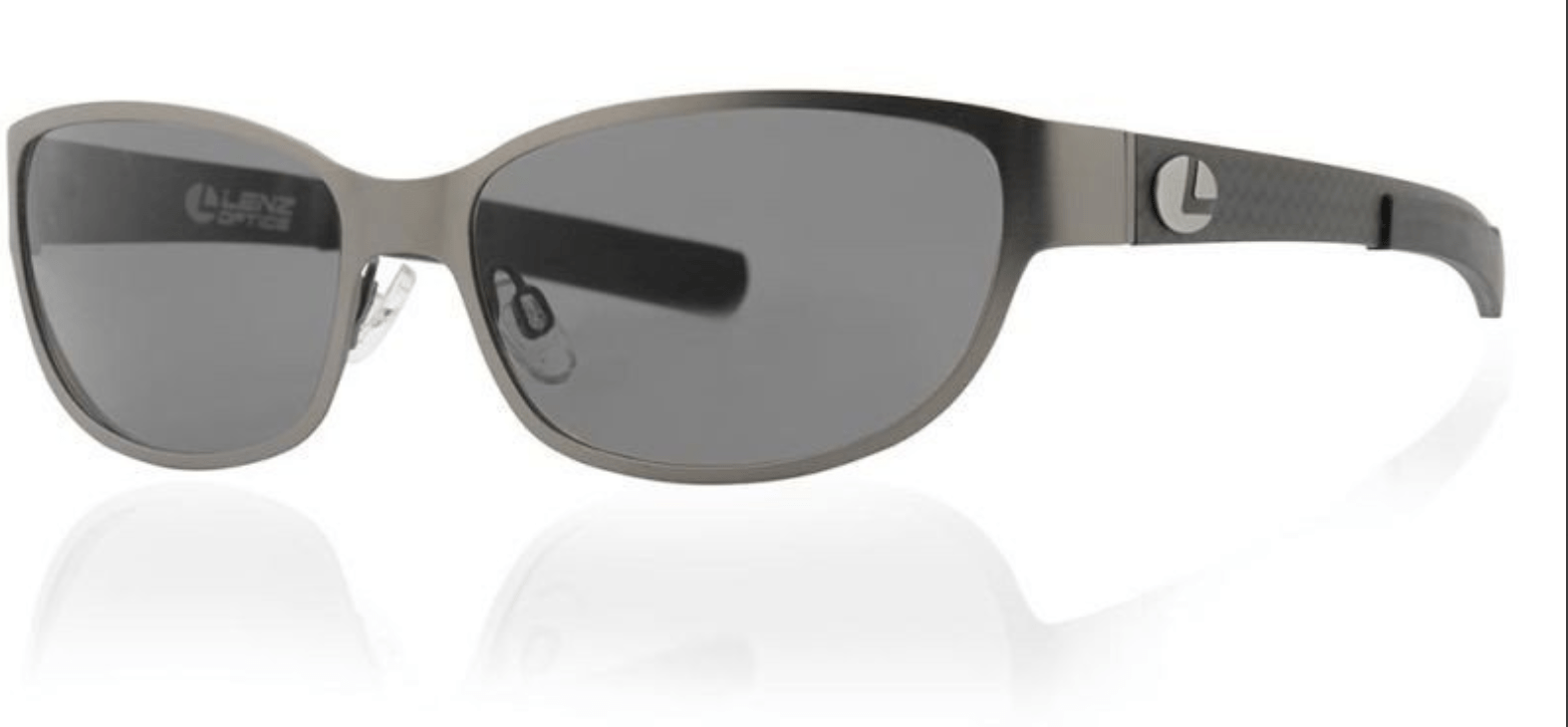 Lenz Optics Sunglasses Grey w/Grey Lens (49193) Lenz Optics Cascapedia Titan/Carbon Sunglasses