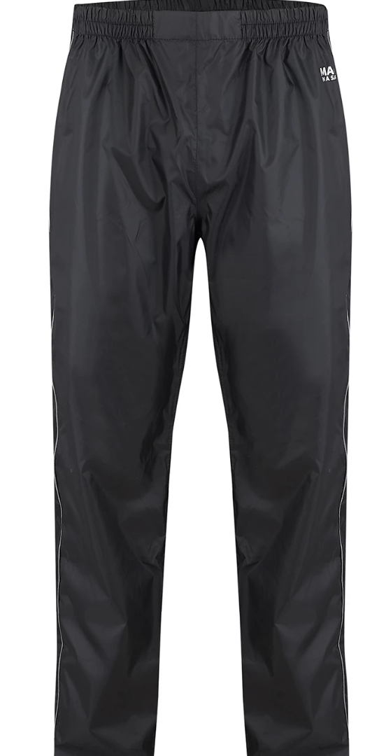Mac in a Sac Trousers L / Black Mac In A Sac Full Zip Waterproof Overtrousers