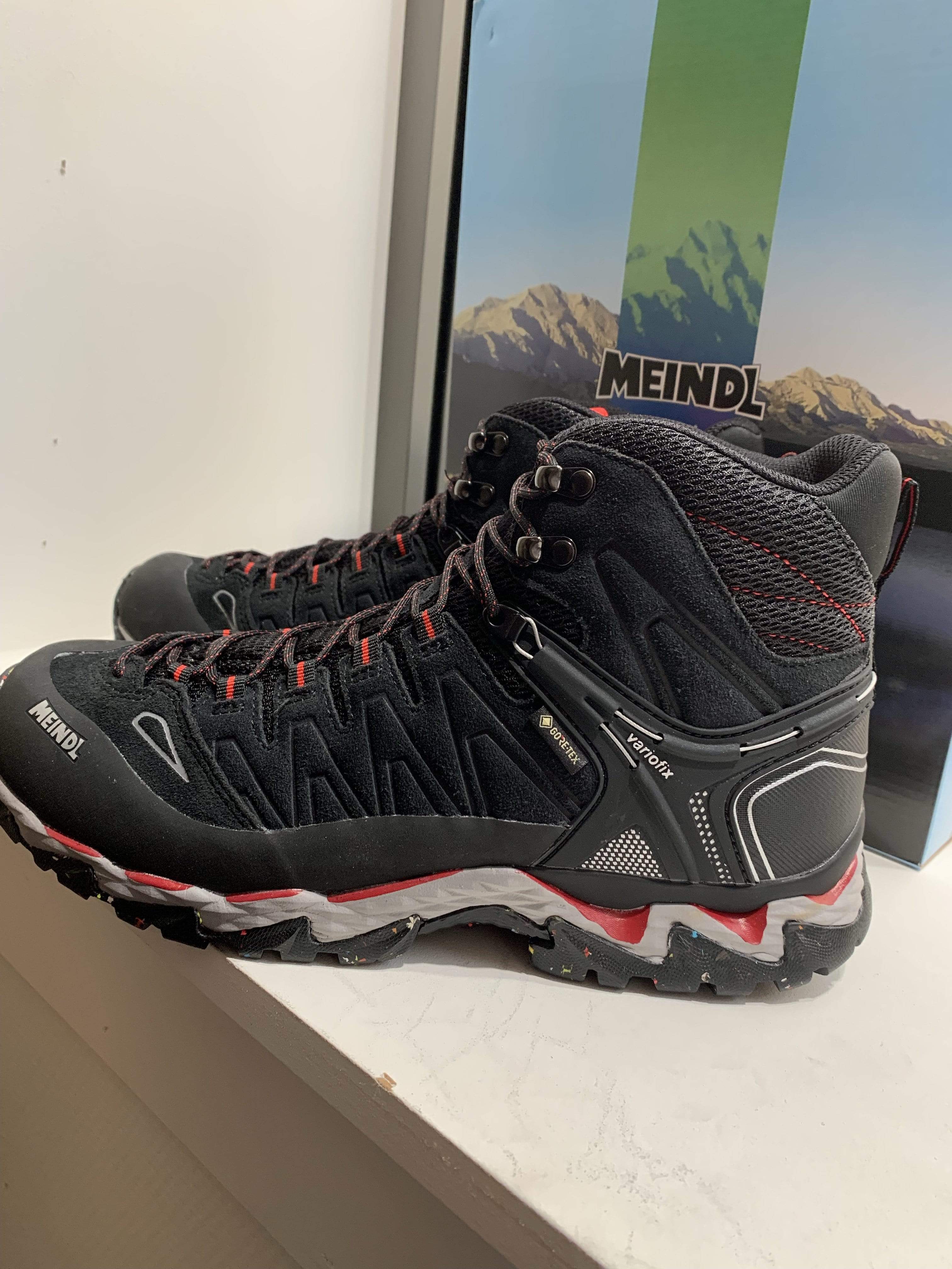 Meindl Shoes 8 UK / Black/Red Meindl  Lite Hike GTX M's