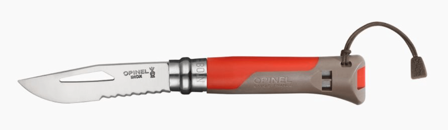 Opinel Knife Red Opinel N°08 Outdoor