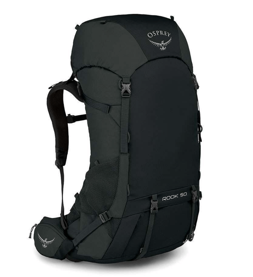 Osprey Bag 50L / Black Osprey Rook 50 L