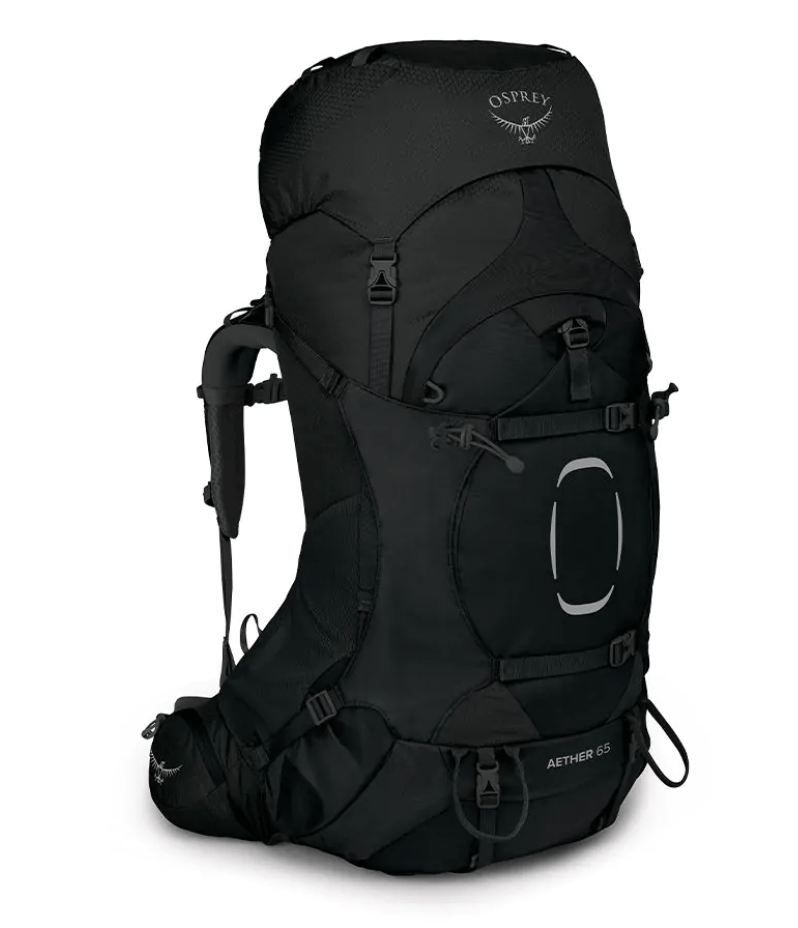 Osprey Bag S/M / Black Osprey Aether 65 L