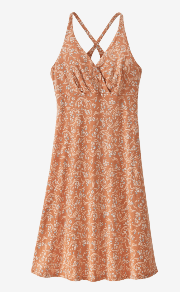 Patagonia Dress XS / Hillside Trails: Toasted Peach Patagonia Amber Dawn Dress