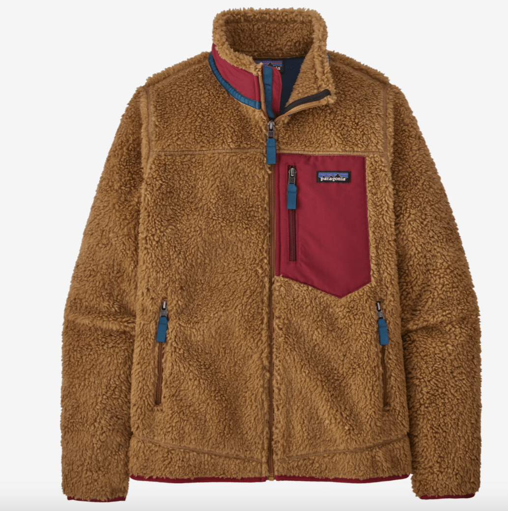 Patagonia Fleece XL / Nest Brown w/Wax Red Patagonia Classic Retro-X® Fleece Jacket W's