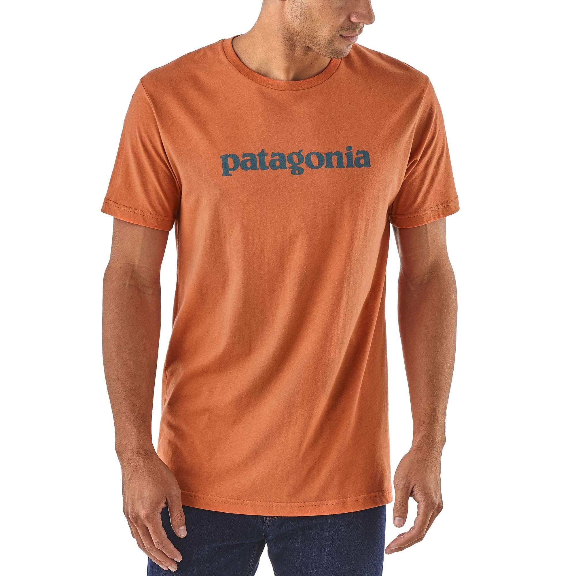 Patagonia T-Shirt Patagonia Men's Text Logo Organic Cotton