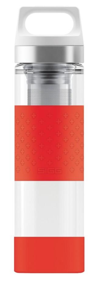 Sigg Bottles & Flasks Red SIGG Hot & Cold Glass WMB Aqua 0.4 L