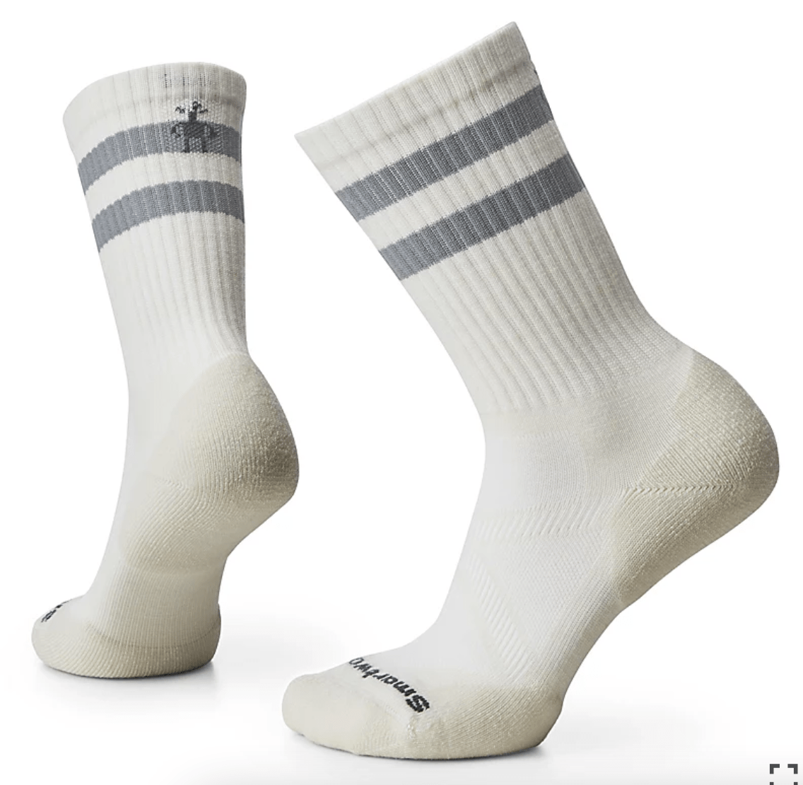Smartwool Socks 38-41 EU / Natural Smartwool Athletic Stripe Targeted Cushion Crew Socks