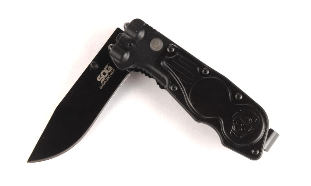 SOG Knife SOG BladeLight Mini Folding Knife and Flashlight