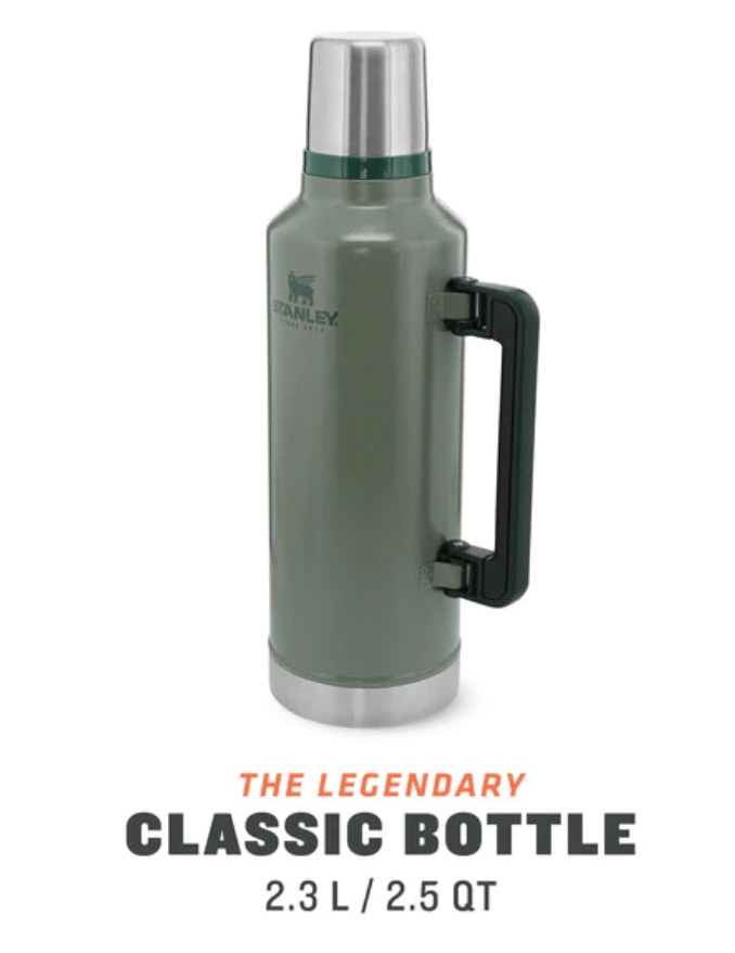 Stanley Thermos Hammertone Green Stanley The Legendary Classic Bottle 2.3L