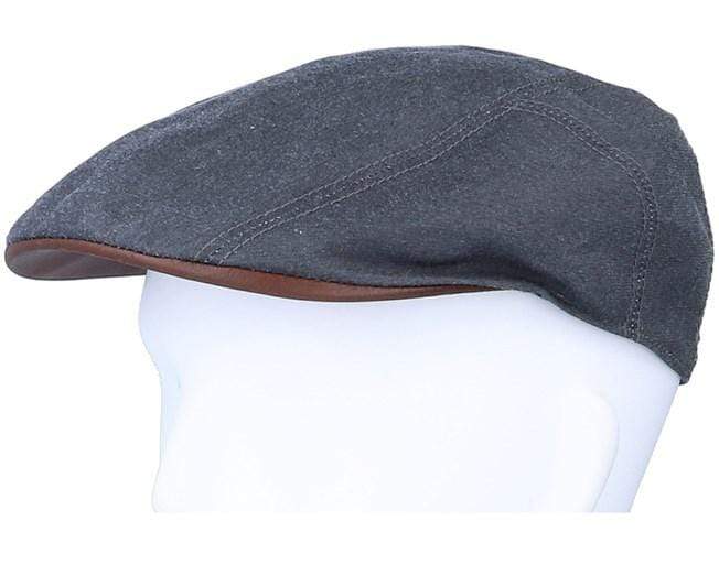 Stetson Cap 55/S / Navy Stetson Ivy Cap Waxed Cotton Flat Cap