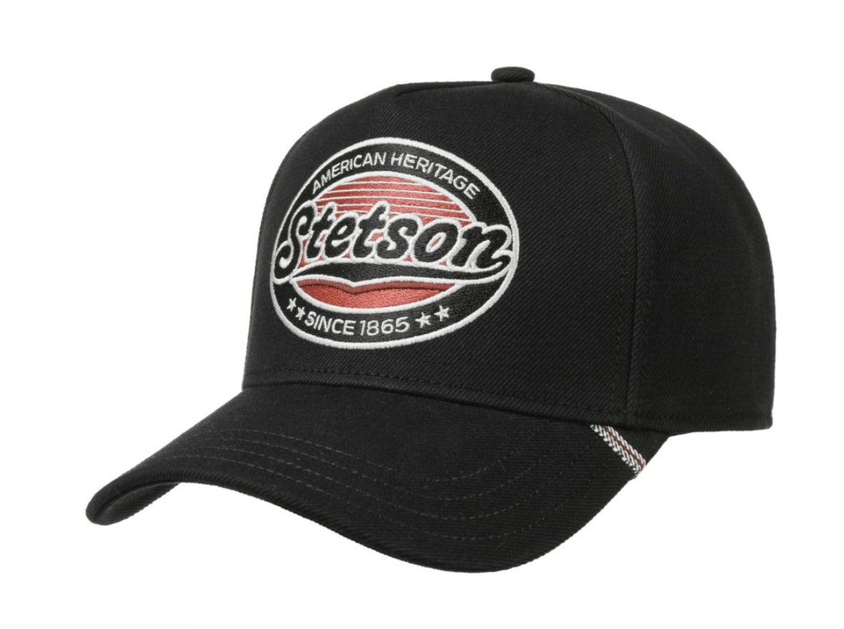 Stetson Cap Black Stetson Trucker Cap Selvage Denim