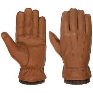 Stetson Gloves M / Light Brown Stetson Deer Cashmere Leather Gloves