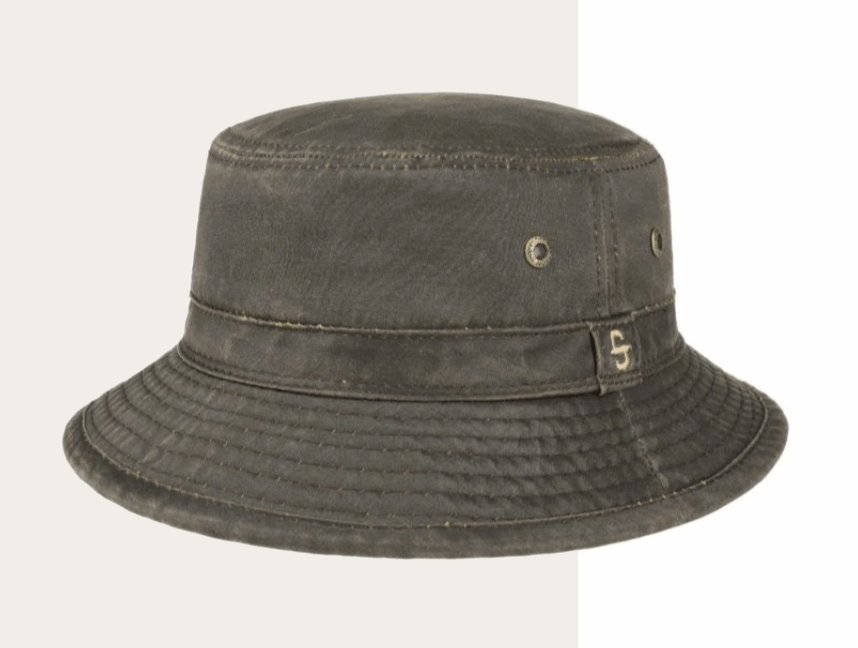 Stetson Hats 57/M Stetson Bucket Co/Pes Brown