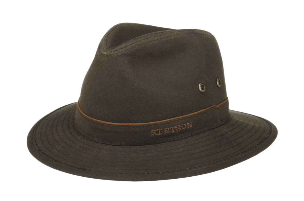 Stetson Hats S / Dark Brown Stetson Traveller Waxed Cotton
