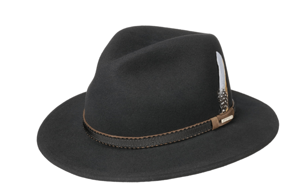 Stetson Hats XL (60/61) / Black Stetson Valrico VitaFilt Hat
