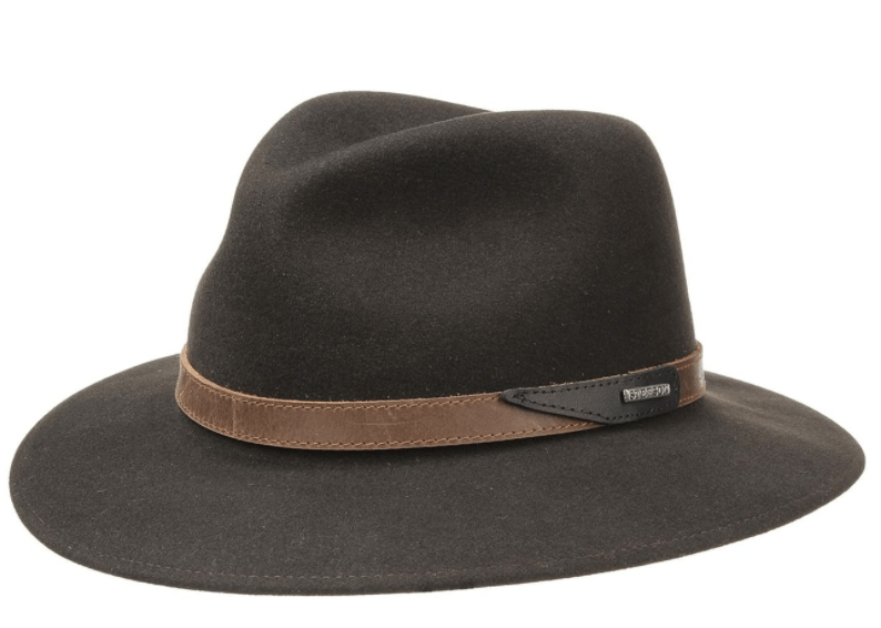 Stetson Hats XL (60/61) / Dark Brown Stetson Hampton VitaFelt Traveller Hat