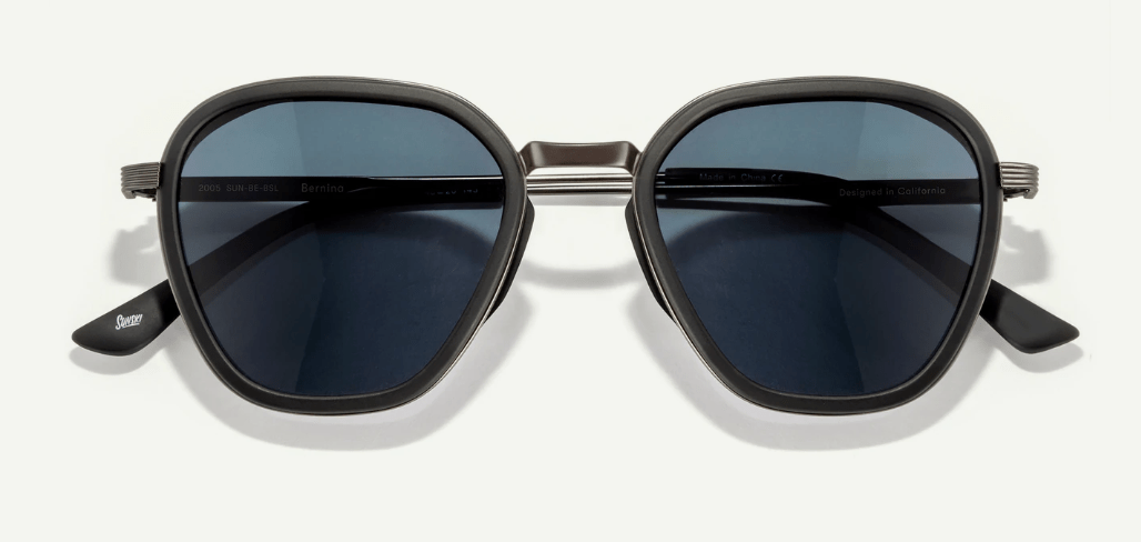 Sunski Sunglasses Black Slate Sunski Bernina Polarized Sunglasses