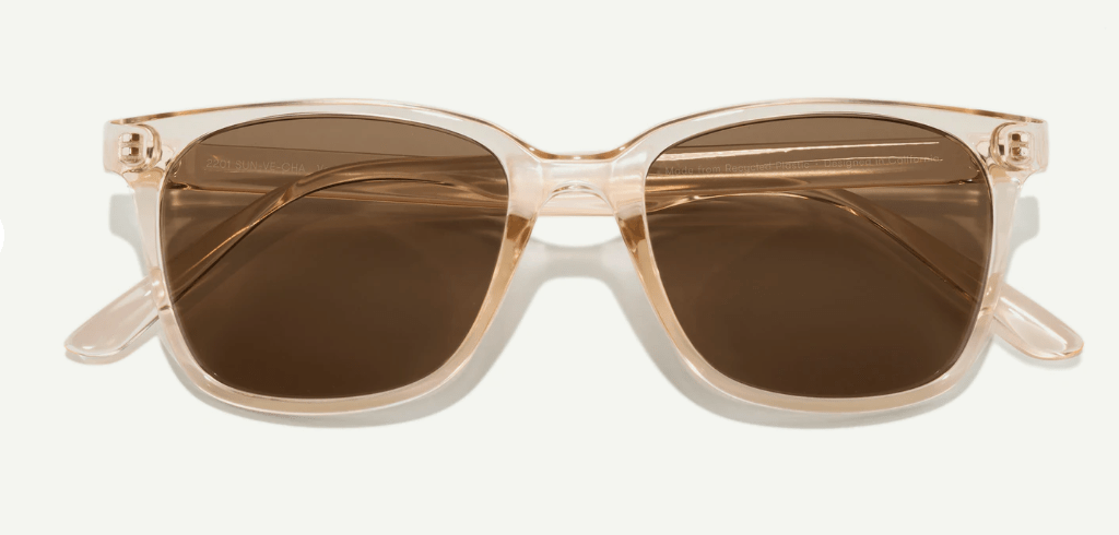 Sunski Sunglasses Champagne Amber Sunski Ventana Polarized Sunglasses