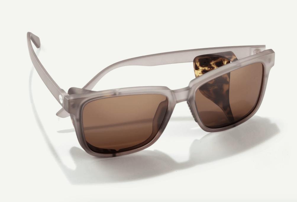 Sunski Sunglasses Matte Mist Amber Sunski Couloir Polarized Sunglasses