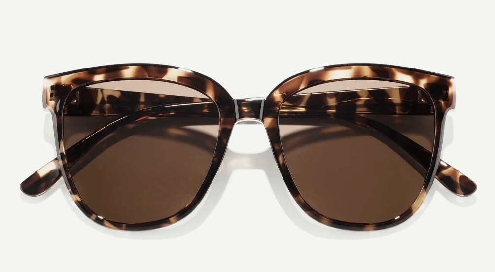Sunski Sunglasses Tortoise Amber Sunski Camina Polarized Sunglasses