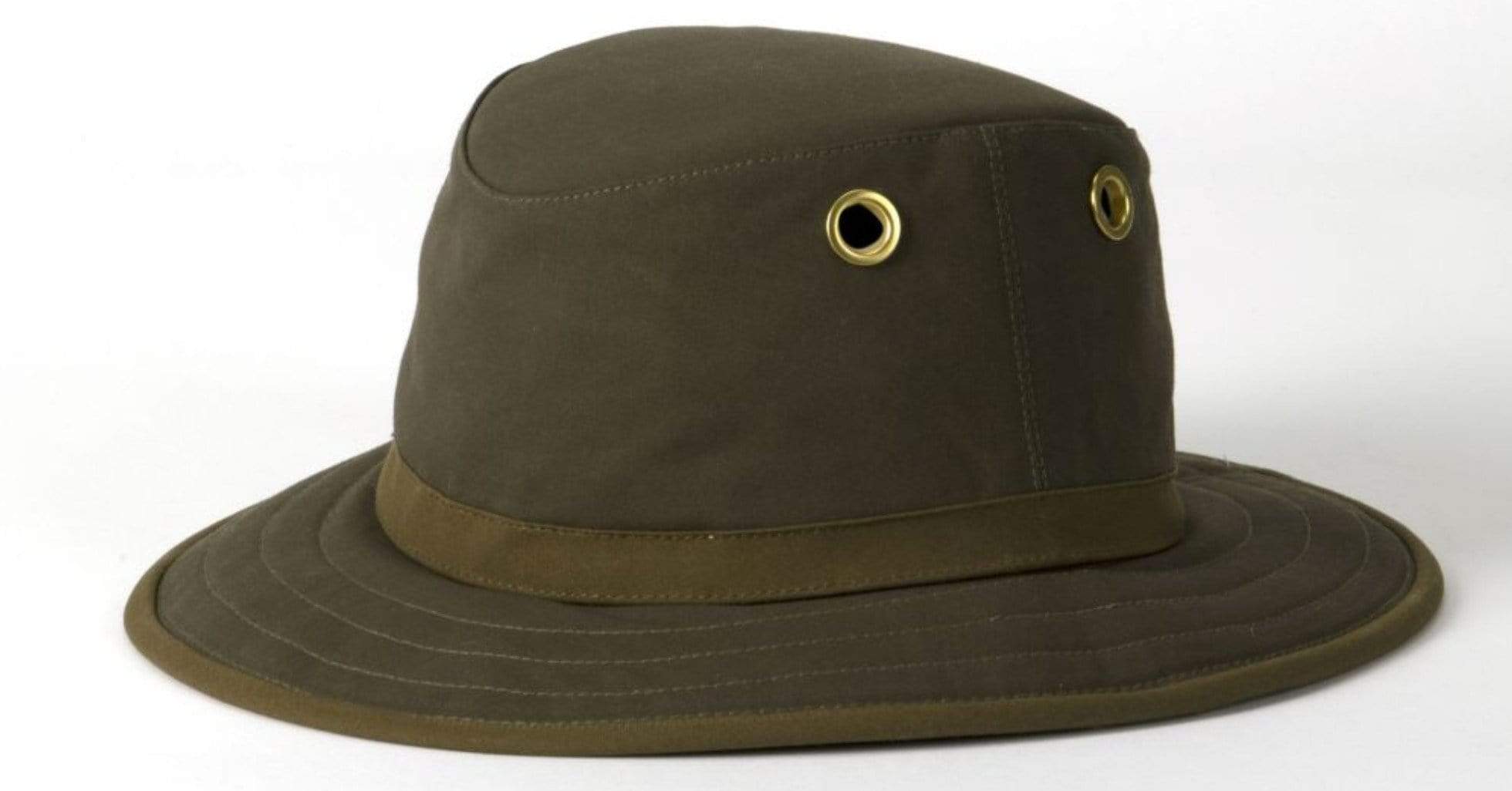 Tilley Hats 57 cm (7 1/8) / Green Tilley Outback Waxed Cotton Hat TWC7