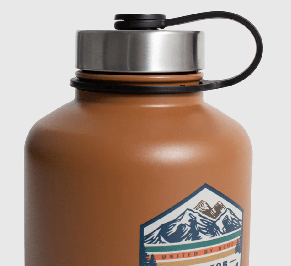 United By Blue Bottles & Flasks United By Blue Made For The Mountains 32 oz. Insulated Steel Growler