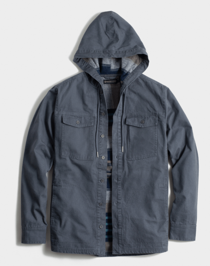 United By Blue Jacket M / Anchor United By Blue Flannel-Lined Hooded Chore Coat