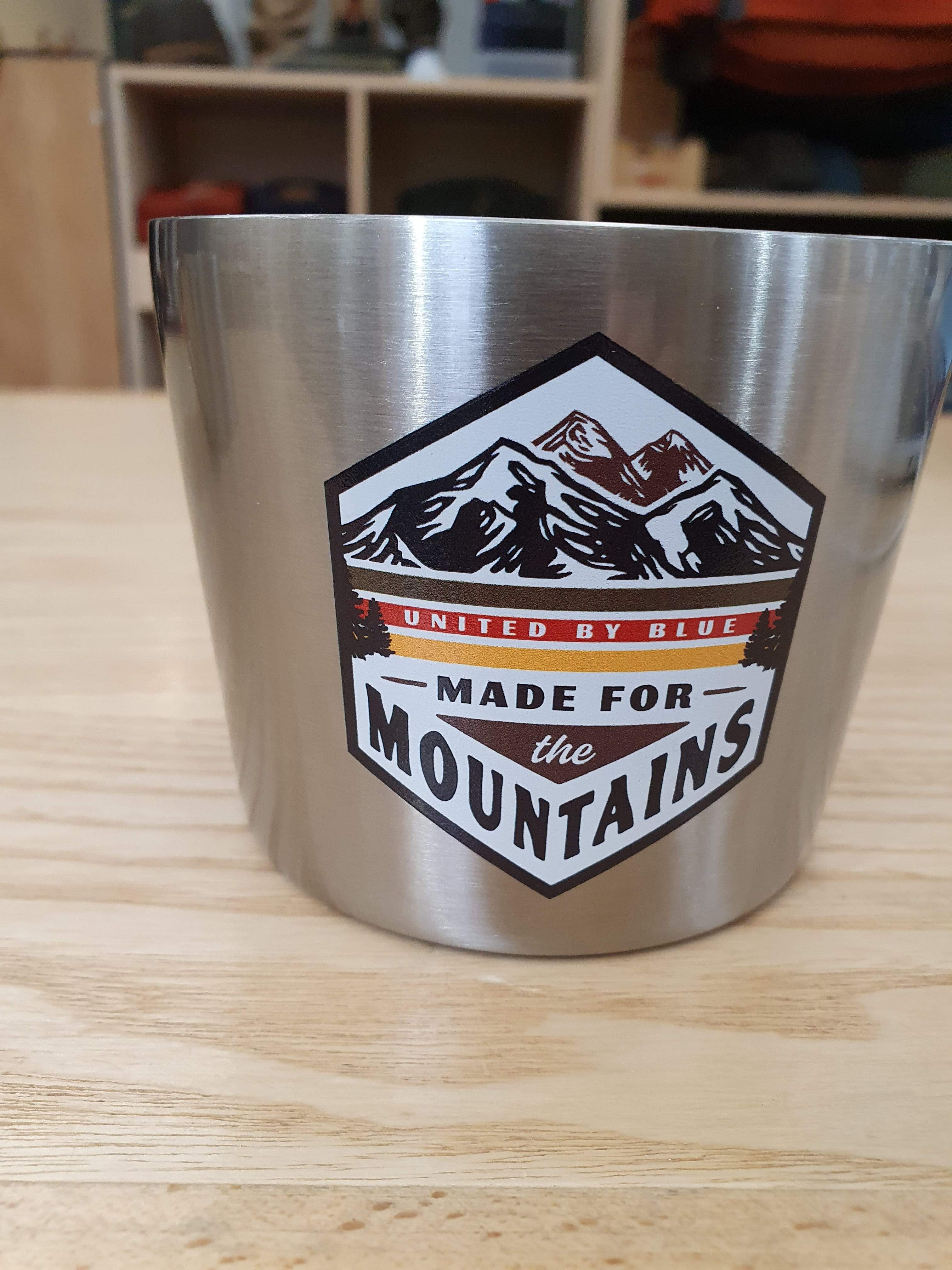 United By Blue Mug The Mountans United By Blue Insulated Steel Convertible Mug 12oz