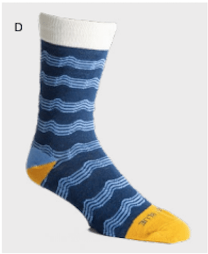 United By Blue Socks Small / Midnight United By Blue Printed SoftHemp™ Sock Unisex
