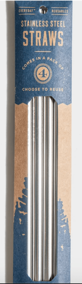 United by Blue Steel Straw United By Blue Stainless Steel Straw Pack With Brush Cleaner