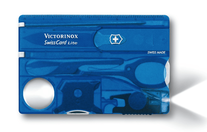 Victorinox Knife Blue (0.7322.T2) Victorinox SwissCard LED Light