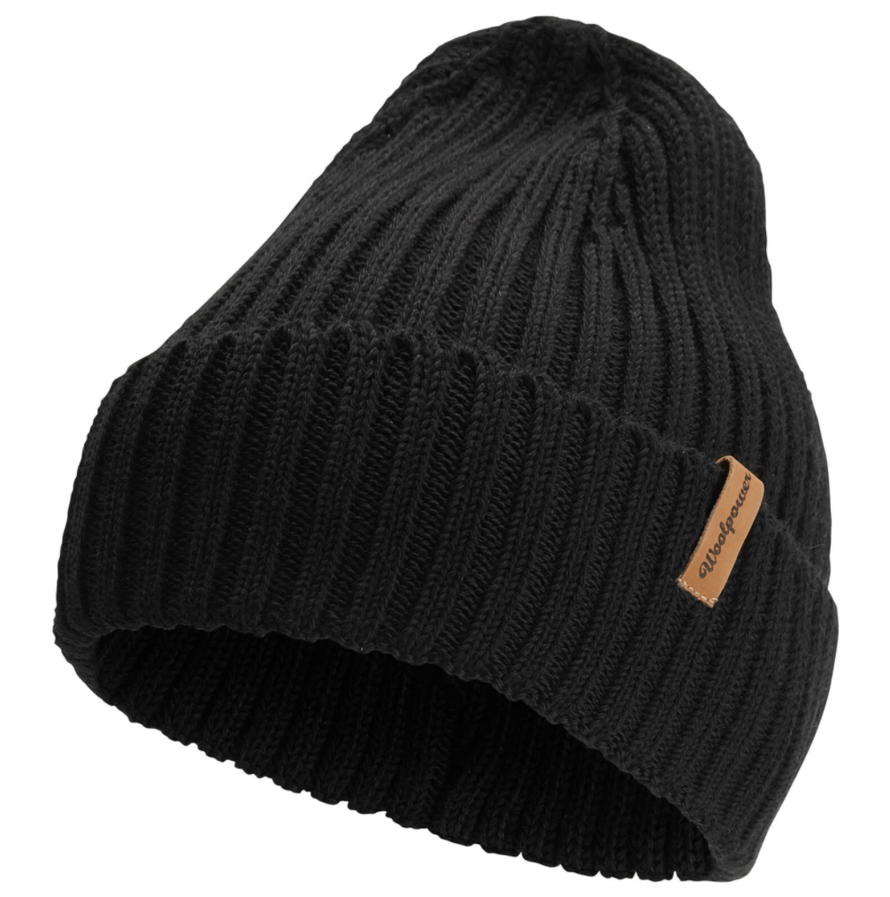 Woolpower Hats Black Woolpower BEANIE RIB