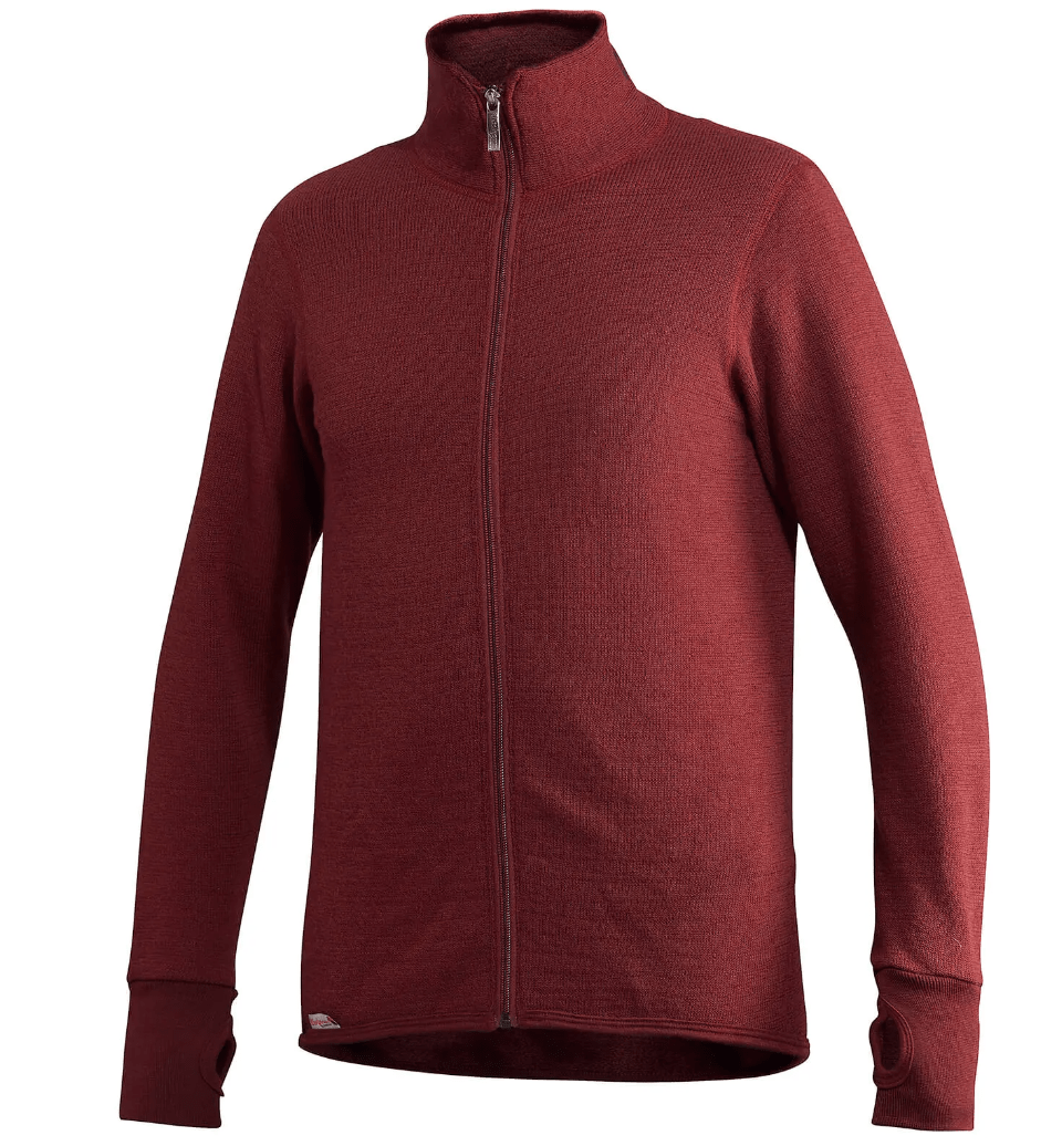 Woolpower Sweater 2XS / Autumn Red Woolpower Full Zip Jacket 400 ( Loops)