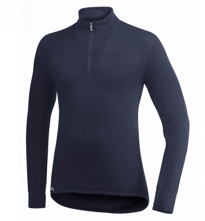 Woolpower Sweater M / Dark Navy Woolpower Zip Turtleneck 200g