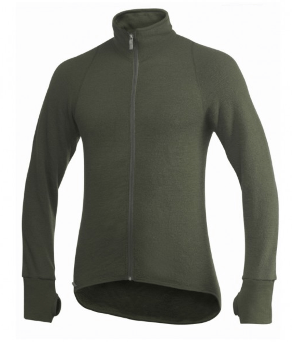 Woolpower Sweater M / Pine Green Woolpower Full Zip Jacket 400 ( Loops)