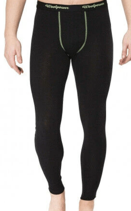 Woolpower Thermal Underwear S / Black/Green Woolpower Long Johns LITE M's