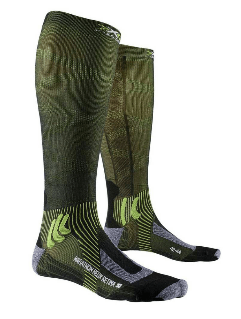 X-Socks Socks 35-38 EU (3-5 UK) / Green X-Socks Marathon Helix Retina