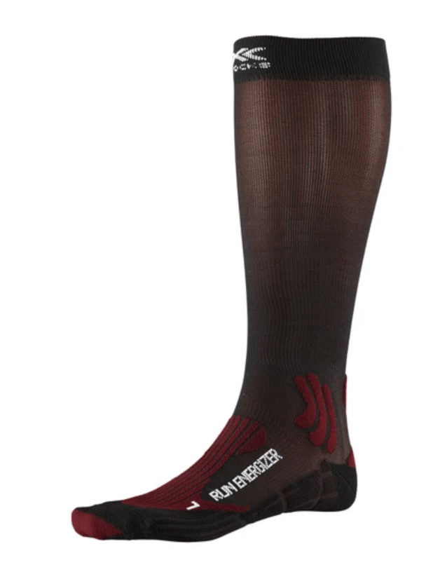 X-Socks Socks 45-47 EU / Dark Ruby / Opal Black X-Socks RUN ENERGIZER 4.0